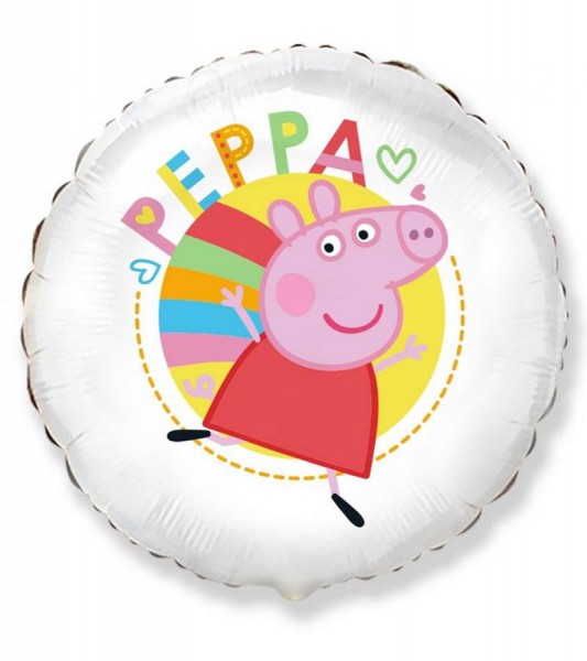 Runder Folienballon "Peppa Pig" - 46 cm