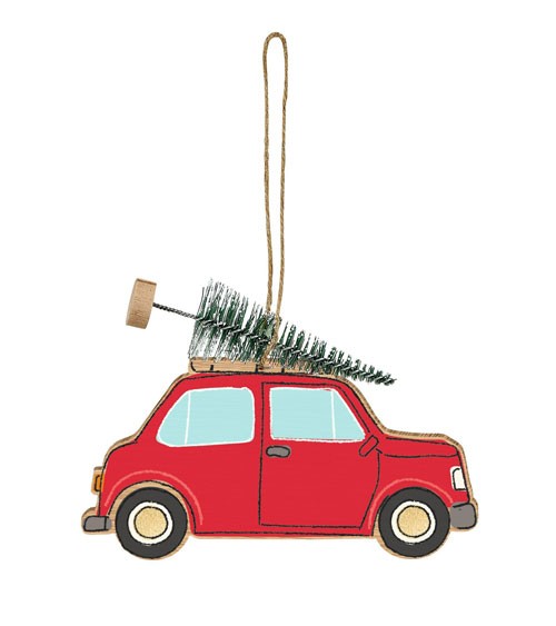 Kaufe Acryl Weihnachten Hängender Anhänger Neujahr Auto Anhänger Kinder  Auto Rückspiegel Ornament Party
