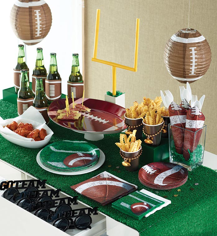 Bei eurer Super Bowl Party darf ein Snack Table nicht fehlen.