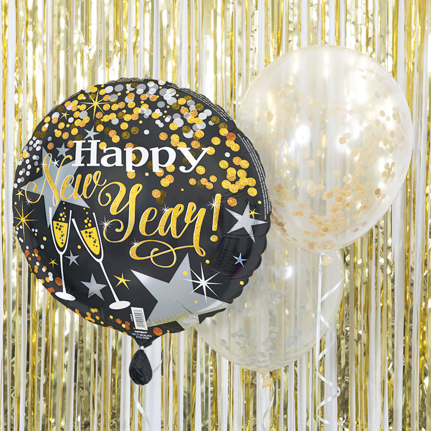 Happy New Year - mit unserem eleganten Ballon ins neue Jahr