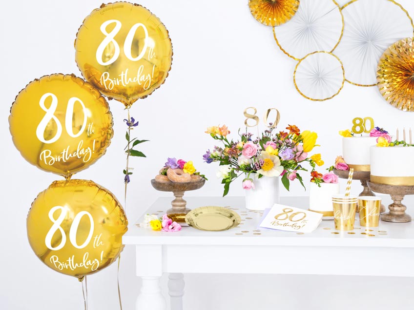 Gib zum 80. Geburtstag einen Brunch - Setze Höhepunkte mit Meilenstein-Deko