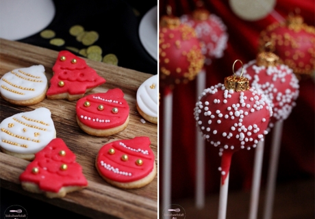 Süße Highlights in Form von Nikolaus-Keksen und Weihnachtskugel-Cake-Pops