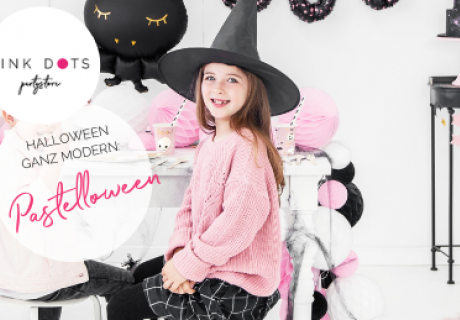 Shoppe bei Pink Dots moderne Halloween-Deko in Pastell